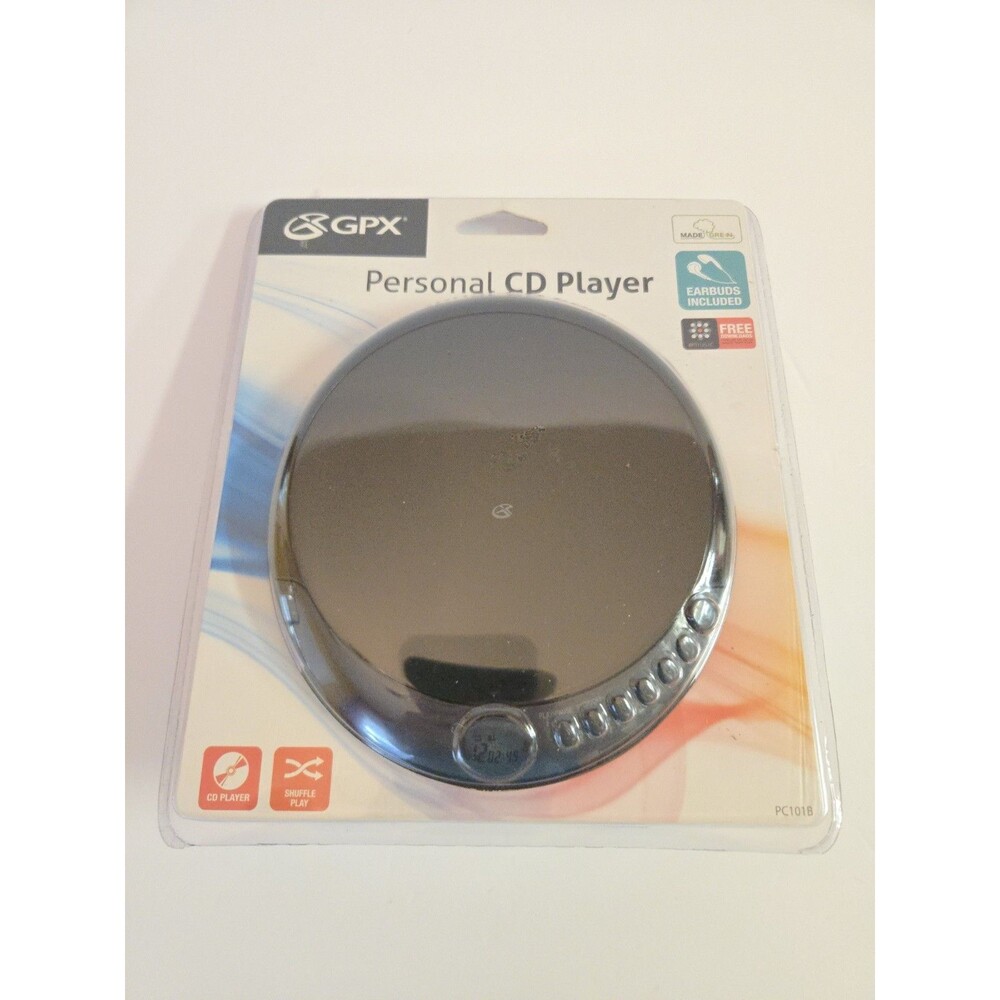 NEW SEALED GPX Personal CD Player Portable w/ Earbuds LCD Display AC/DC Digital